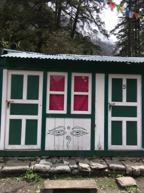 One of the tea houses had cute doors.